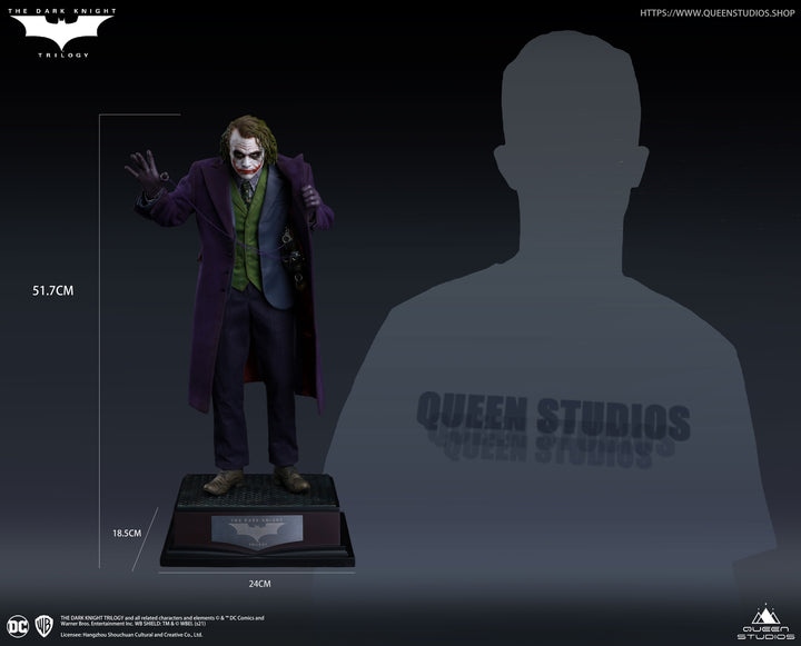 [Pre-Order] QUEEN STUDIOS - THE DARK KNIGHT HEATH LEDGER JOKER 1/4 STATUE (Standard Edition)