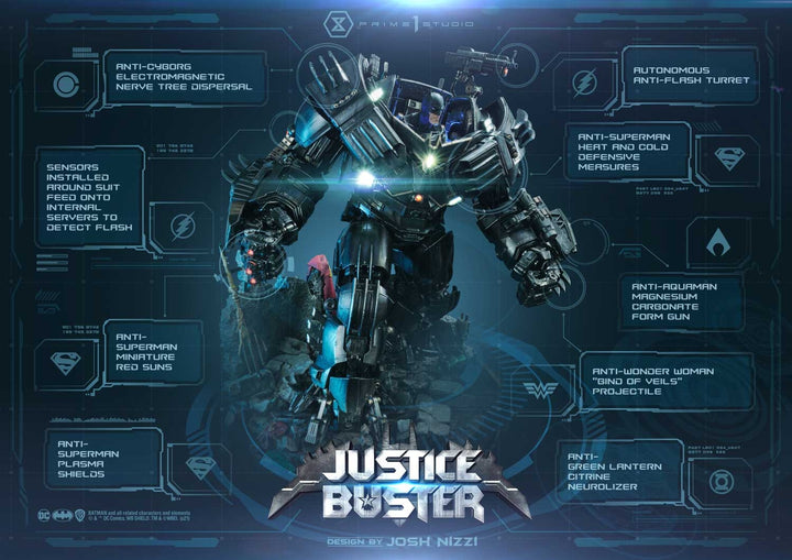 [Pre-Order] PRIME1 STUDIO - UMMDC-03: JUSTICE BUSTER DESIGN BY JOSH NIZZI (DC COMICS)