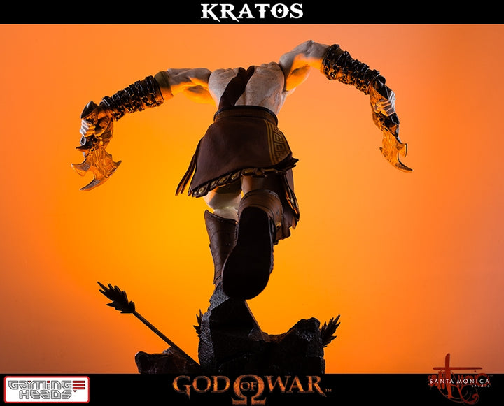 Gaming Heads - God of War - Lunging Kratos Statue