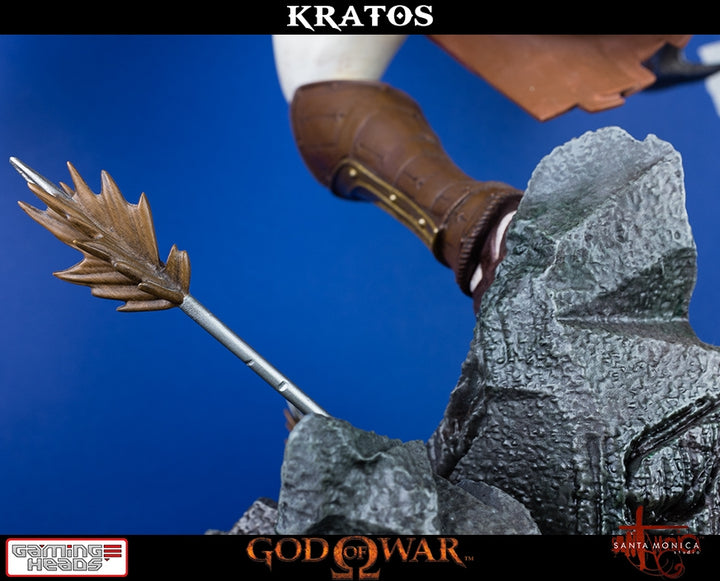 Gaming Heads - God of War - Lunging Kratos Statue