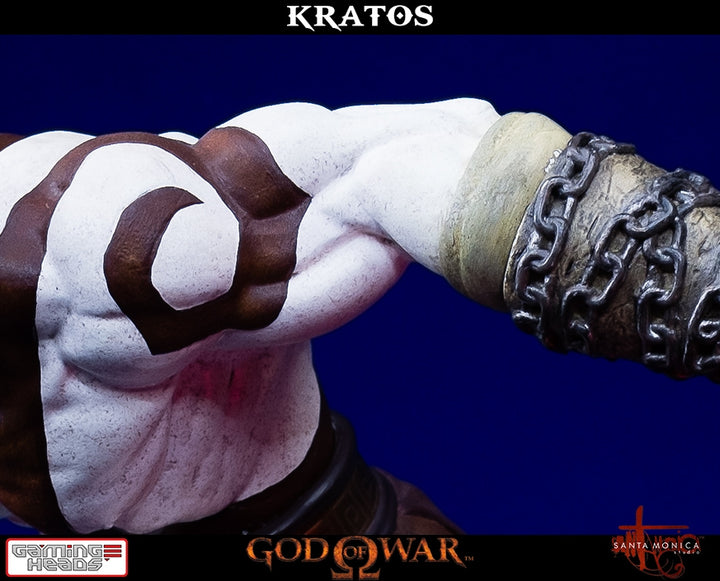 Gaming Heads - God of War - Lunging Kratos Statue