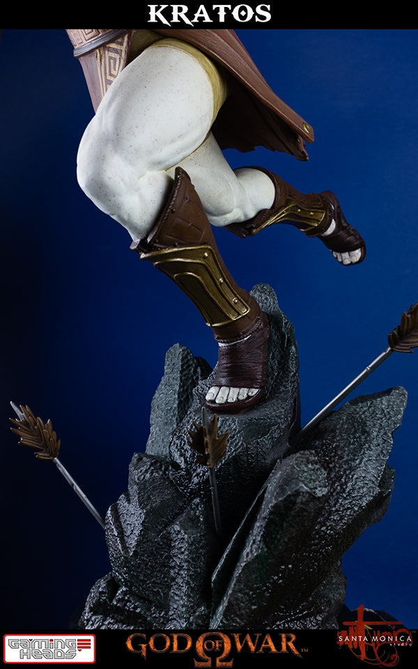 Gaming Heads - God of War - Lunging Kratos Statue