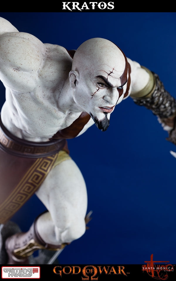 Gaming Heads - God of War - Lunging Kratos Statue