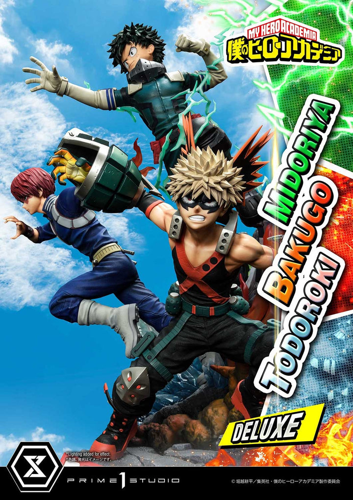 [Pre-Order] PRIME1 STUDIO - UPMMHA-01DXS: MIDORIYA, BAKUGO & TODOROKI DELUXE BONUS VERSION (MY HERO ACADEMIA)