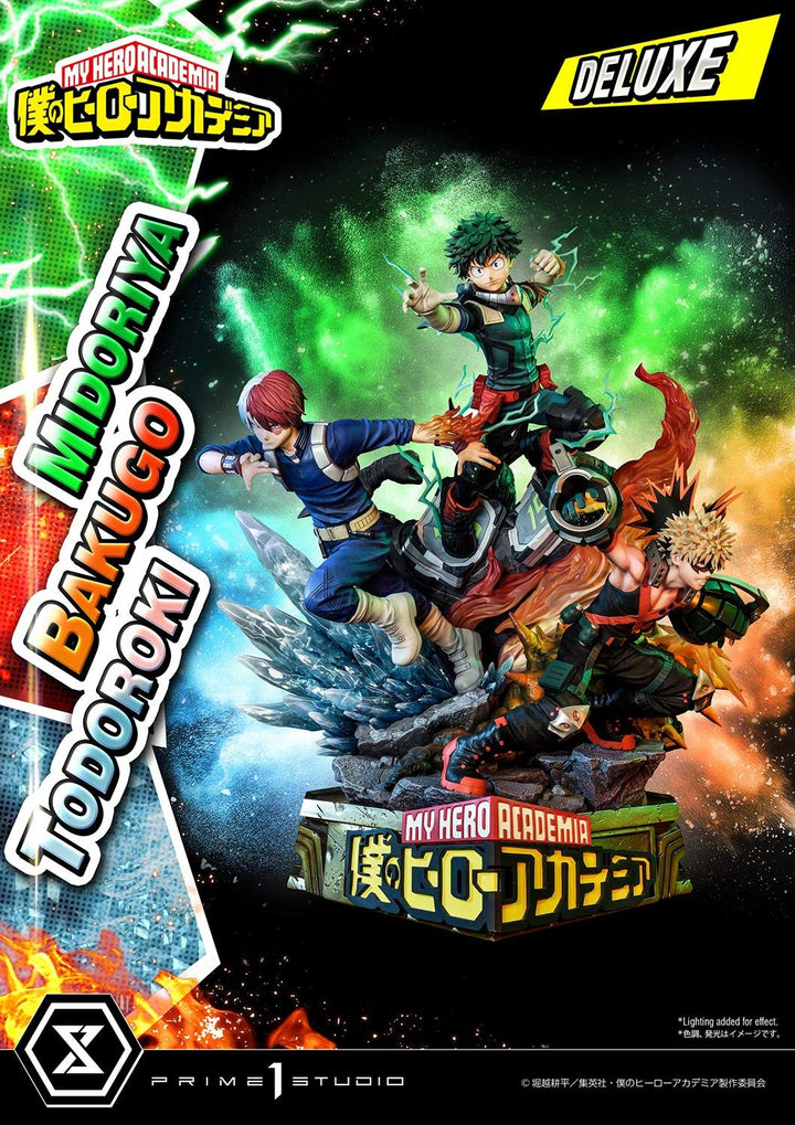 [Pre-Order] PRIME1 STUDIO - UPMMHA-01DXS: MIDORIYA, BAKUGO & TODOROKI DELUXE BONUS VERSION (MY HERO ACADEMIA)