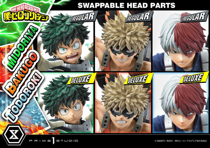 [Pre-Order] PRIME1 STUDIO - UPMMHA-01DXS: MIDORIYA, BAKUGO & TODOROKI DELUXE BONUS VERSION (MY HERO ACADEMIA)