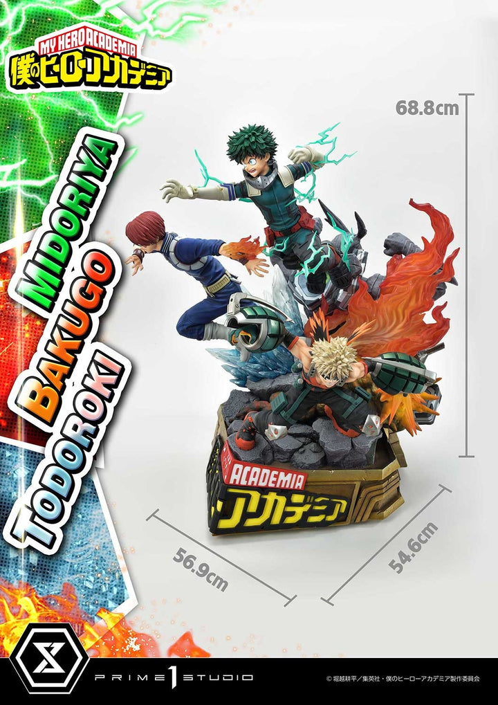 [Pre-Order] PRIME1 STUDIO - UPMMHA-01DXS: MIDORIYA, BAKUGO & TODOROKI DELUXE BONUS VERSION (MY HERO ACADEMIA)