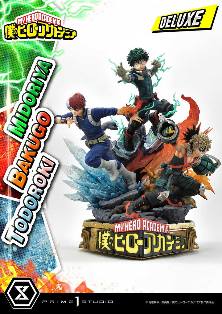 [Pre-Order] PRIME1 STUDIO - UPMMHA-01DXS: MIDORIYA, BAKUGO & TODOROKI DELUXE BONUS VERSION (MY HERO ACADEMIA)