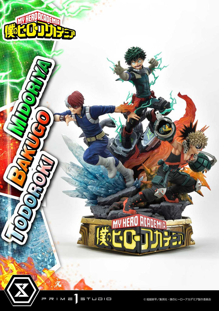 [Pre-Order] PRIME1 STUDIO - UPMMHA-01DXS: MIDORIYA, BAKUGO & TODOROKI DELUXE BONUS VERSION (MY HERO ACADEMIA)