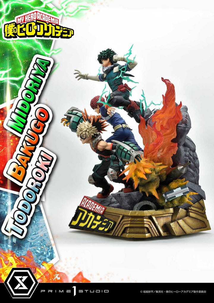 [Pre-Order] PRIME1 STUDIO - UPMMHA-01DXS: MIDORIYA, BAKUGO & TODOROKI DELUXE BONUS VERSION (MY HERO ACADEMIA)