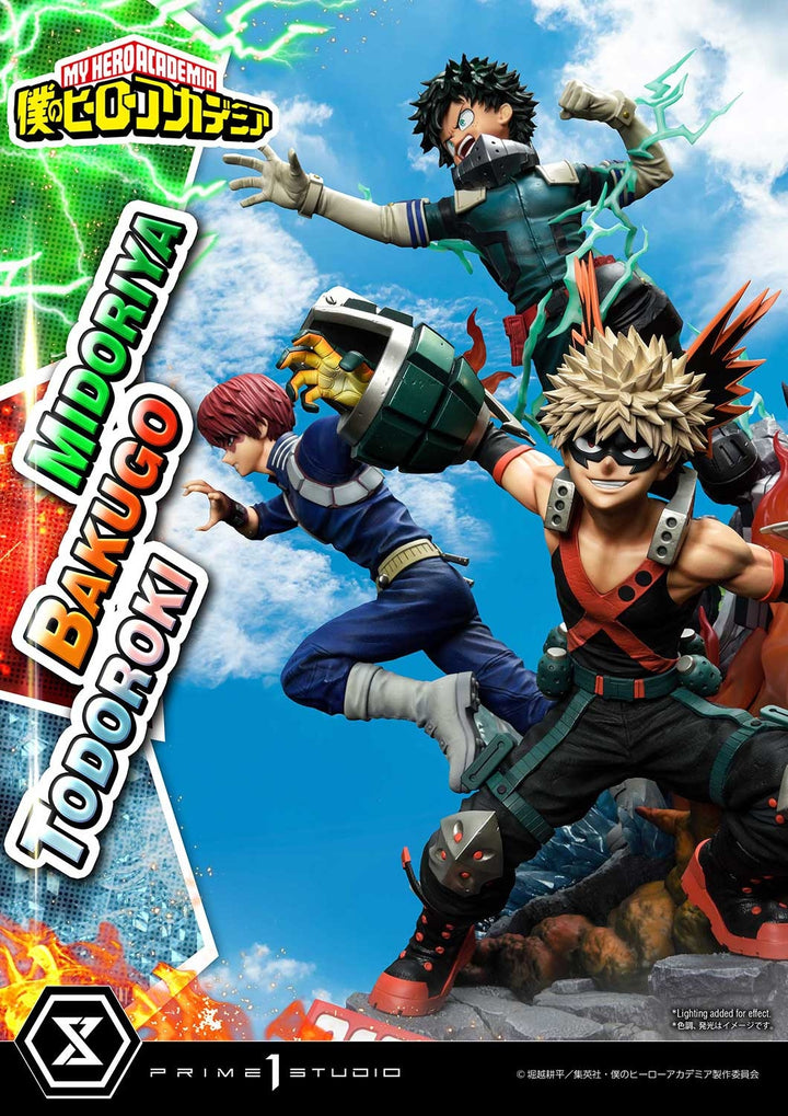 [Pre-Order] PRIME1 STUDIO - UPMMHA-01DXS: MIDORIYA, BAKUGO & TODOROKI DELUXE BONUS VERSION (MY HERO ACADEMIA)