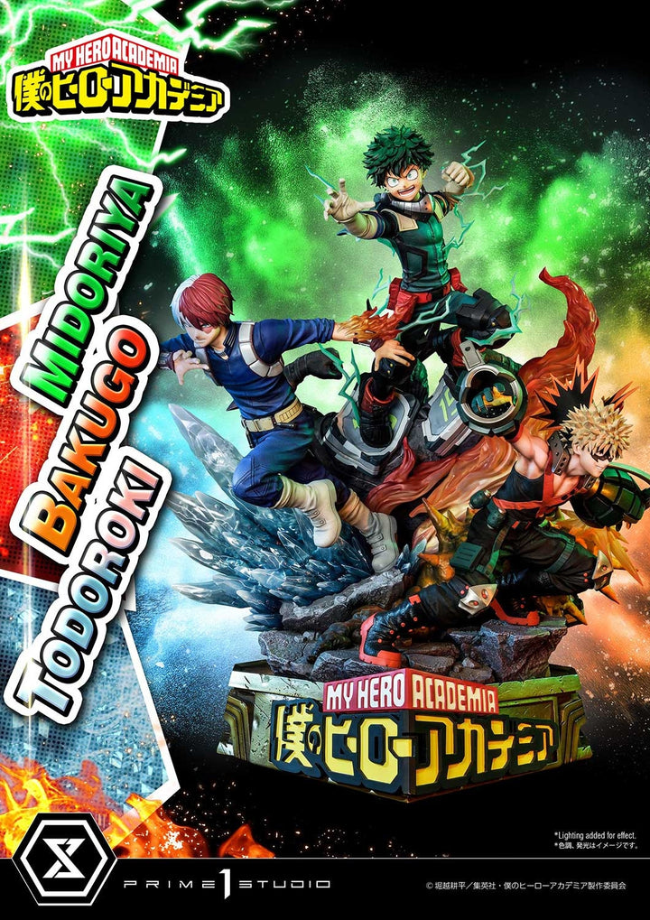 [Pre-Order] PRIME1 STUDIO - UPMMHA-01DXS: MIDORIYA, BAKUGO & TODOROKI DELUXE BONUS VERSION (MY HERO ACADEMIA)