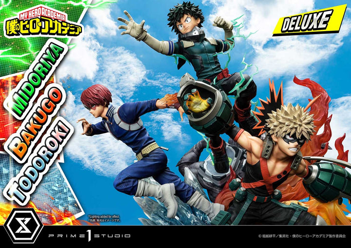 [Pre-Order] PRIME1 STUDIO - UPMMHA-01DXS: MIDORIYA, BAKUGO & TODOROKI DELUXE BONUS VERSION (MY HERO ACADEMIA)