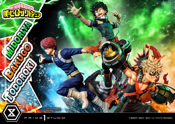 [Pre-Order] PRIME1 STUDIO - UPMMHA-01DXS: MIDORIYA, BAKUGO & TODOROKI DELUXE BONUS VERSION (MY HERO ACADEMIA)