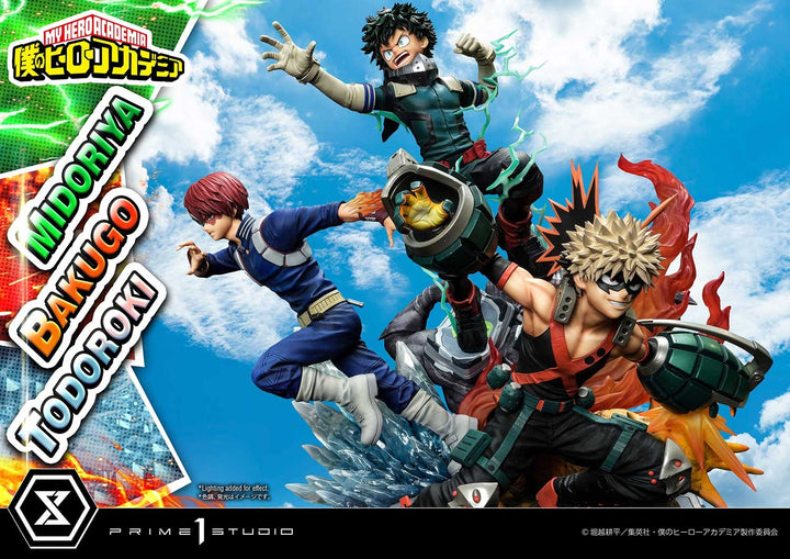 [Pre-Order] PRIME1 STUDIO - UPMMHA-01DXS: MIDORIYA, BAKUGO & TODOROKI DELUXE BONUS VERSION (MY HERO ACADEMIA)