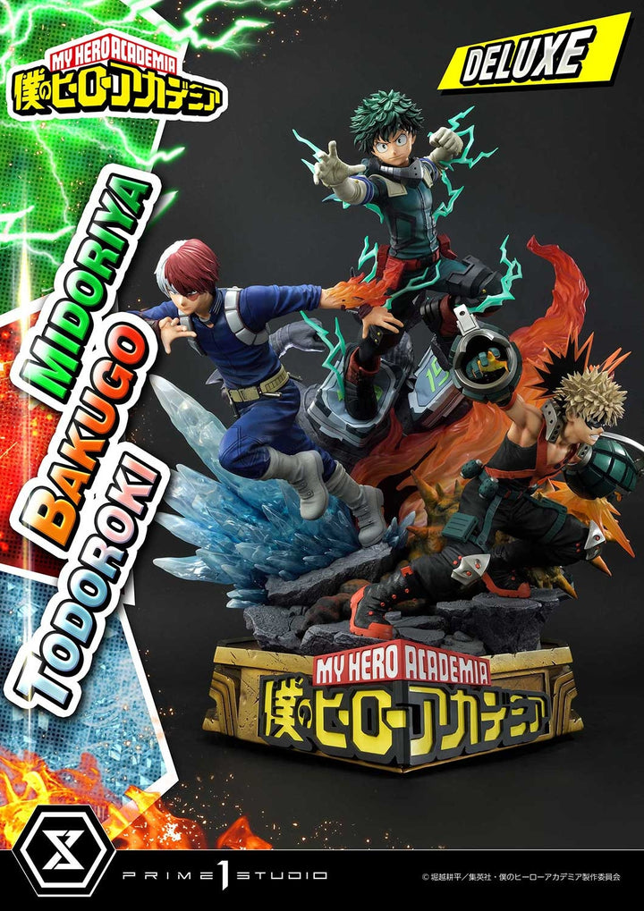 [Pre-Order] PRIME1 STUDIO - UPMMHA-01DXS: MIDORIYA, BAKUGO & TODOROKI DELUXE BONUS VERSION (MY HERO ACADEMIA)