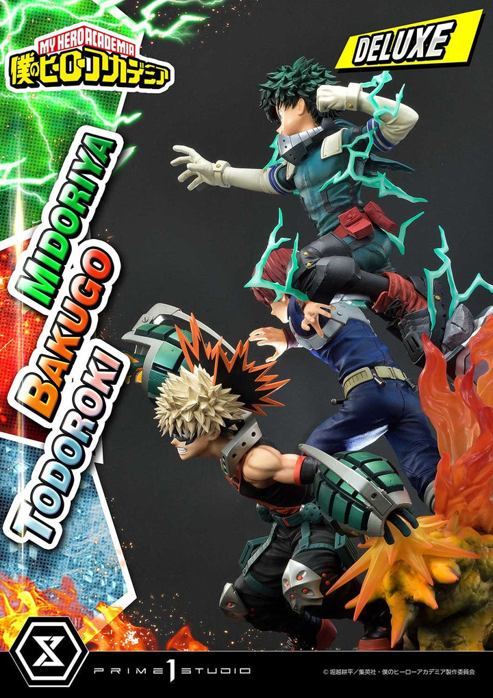 [Pre-Order] PRIME1 STUDIO - UPMMHA-01DXS: MIDORIYA, BAKUGO & TODOROKI DELUXE BONUS VERSION (MY HERO ACADEMIA)