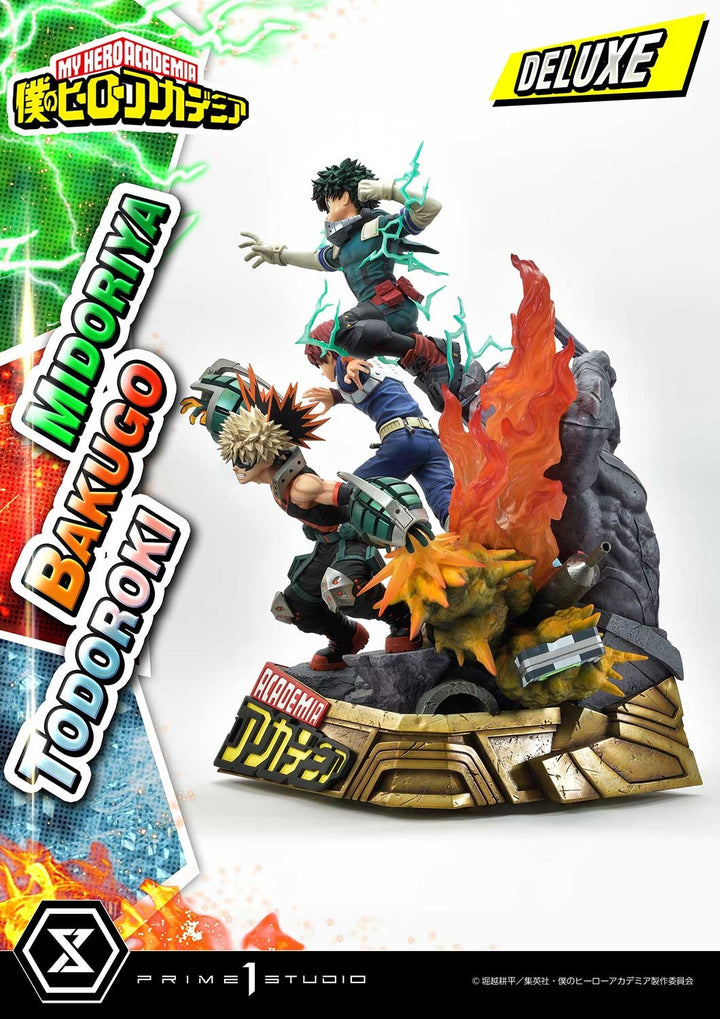 [Pre-Order] PRIME1 STUDIO - UPMMHA-01DXS: MIDORIYA, BAKUGO & TODOROKI DELUXE BONUS VERSION (MY HERO ACADEMIA)