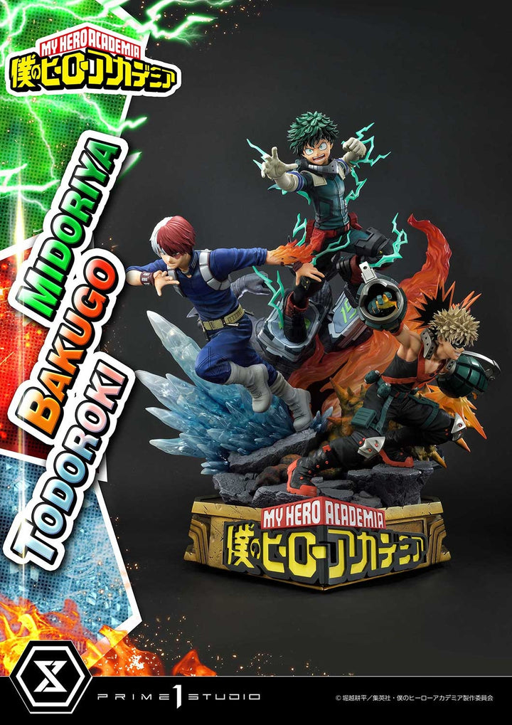 [Pre-Order] PRIME1 STUDIO - UPMMHA-01DXS: MIDORIYA, BAKUGO & TODOROKI DELUXE BONUS VERSION (MY HERO ACADEMIA)