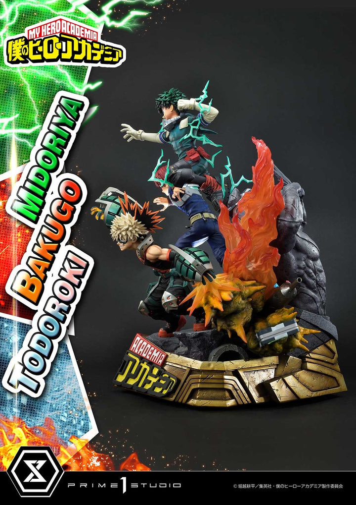 [Pre-Order] PRIME1 STUDIO - UPMMHA-01DXS: MIDORIYA, BAKUGO & TODOROKI DELUXE BONUS VERSION (MY HERO ACADEMIA)