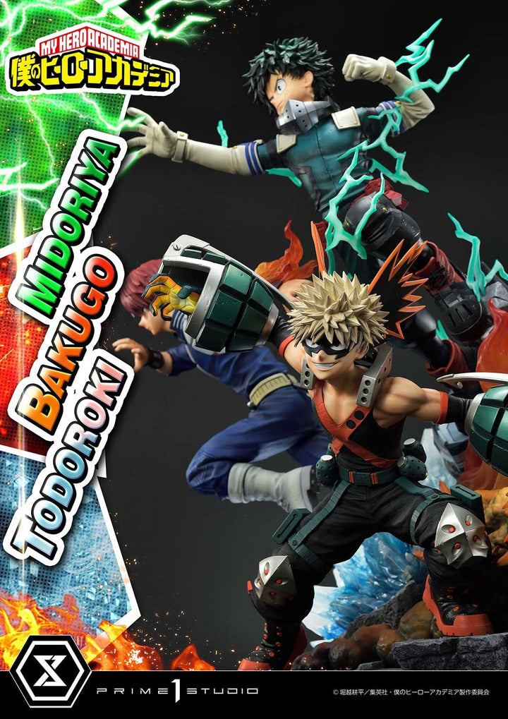 [Pre-Order] PRIME1 STUDIO - UPMMHA-01DXS: MIDORIYA, BAKUGO & TODOROKI DELUXE BONUS VERSION (MY HERO ACADEMIA)