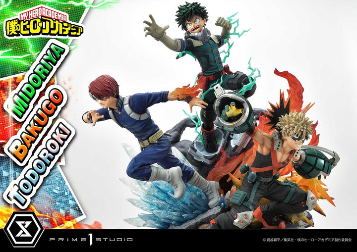 [Pre-Order] PRIME1 STUDIO - UPMMHA-01DXS: MIDORIYA, BAKUGO & TODOROKI DELUXE BONUS VERSION (MY HERO ACADEMIA)