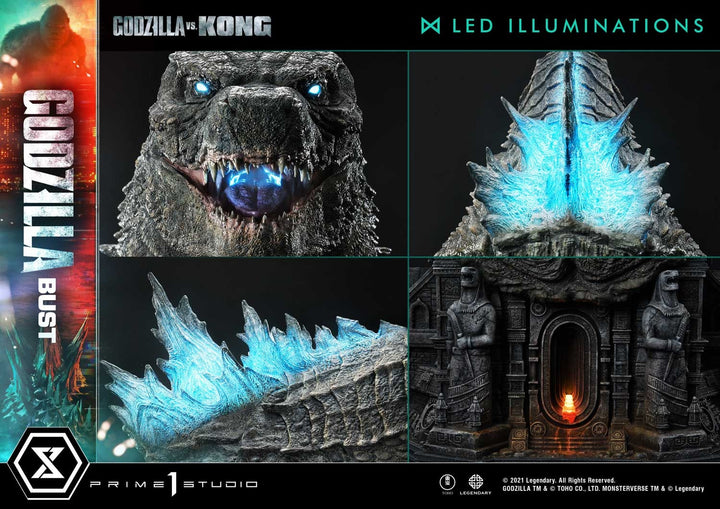 [Pre-Order] PRIME1 STUDIO - LSGVK-01S: GODZILLA BUST BONUS VERSION (GODZILLA VS KONG)