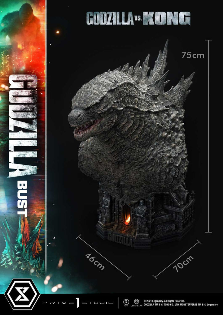 [Pre-Order] PRIME1 STUDIO - LSGVK-01S: GODZILLA BUST BONUS VERSION (GODZILLA VS KONG)