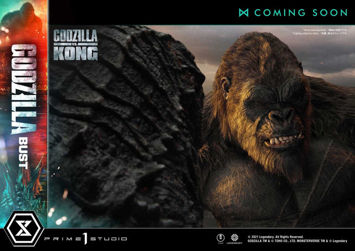 [Pre-Order] PRIME1 STUDIO - LSGVK-01S: GODZILLA BUST BONUS VERSION (GODZILLA VS KONG)