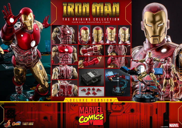 [Pre-Order]  Hot Toys - CMS07D37 - Marvel Comics - 1/6th scale Iron Man Collectible Figure (The Origins Collection)