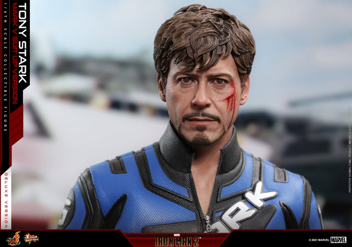 [Pre-Order]  Hot Toys - MMS599 - Iron Man 2 - 1/6th scale Tony Stark (Mark V Suit up Version) Collectible Figure