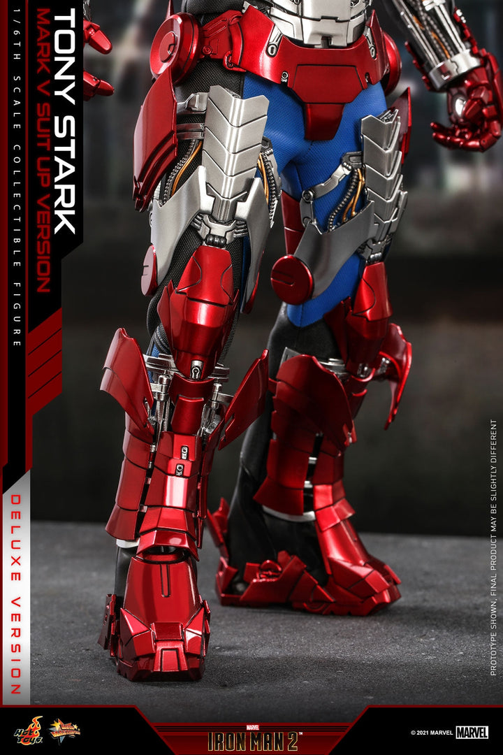 [Pre-Order]  Hot Toys - MMS599 - Iron Man 2 - 1/6th scale Tony Stark (Mark V Suit up Version) Collectible Figure