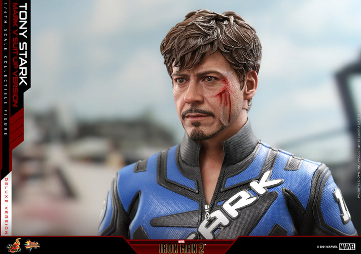 [Pre-Order]  Hot Toys - MMS599 - Iron Man 2 - 1/6th scale Tony Stark (Mark V Suit up Version) Collectible Figure