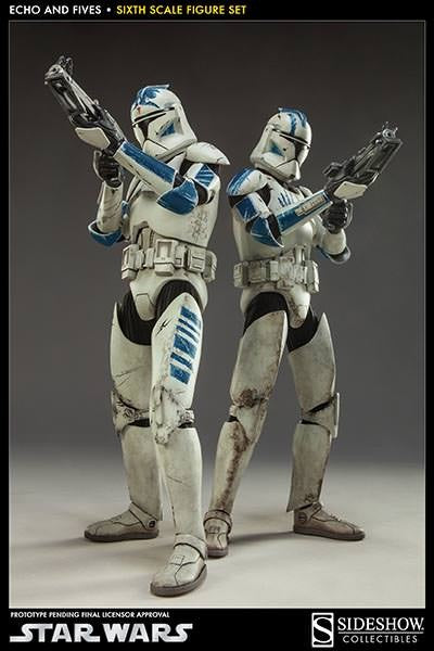 Sideshow - Sixth Scale Figure - Clone Troopers: Echo and Fives