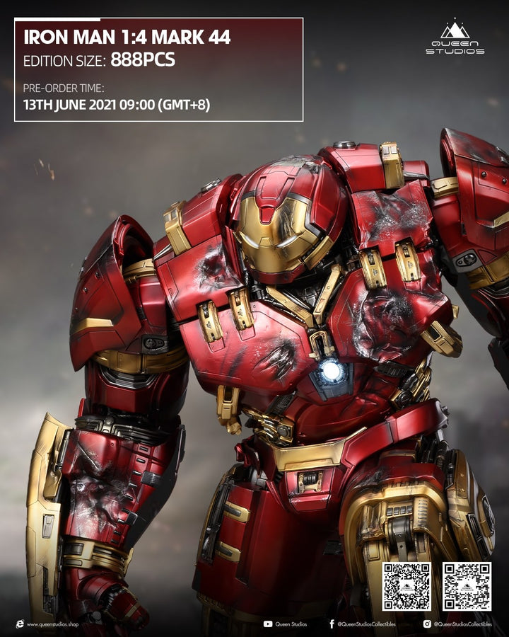 Queen Studios - Iron Man Mark44 (Hulkbuster)  1/4 Statue