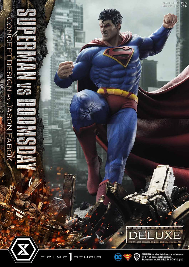 [Pre-Order] PRIME1 STUDIO - UMMDC-05DXS: SUPERMAN VS DOOMSDAY DELUXE BONUS VERSION (DC COMICS) CONCEPT DESIGN BY JASON FABOK