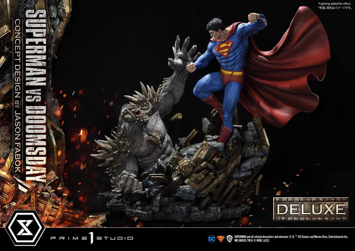 [Pre-Order] PRIME1 STUDIO - UMMDC-05DXS: SUPERMAN VS DOOMSDAY DELUXE BONUS VERSION (DC COMICS) CONCEPT DESIGN BY JASON FABOK