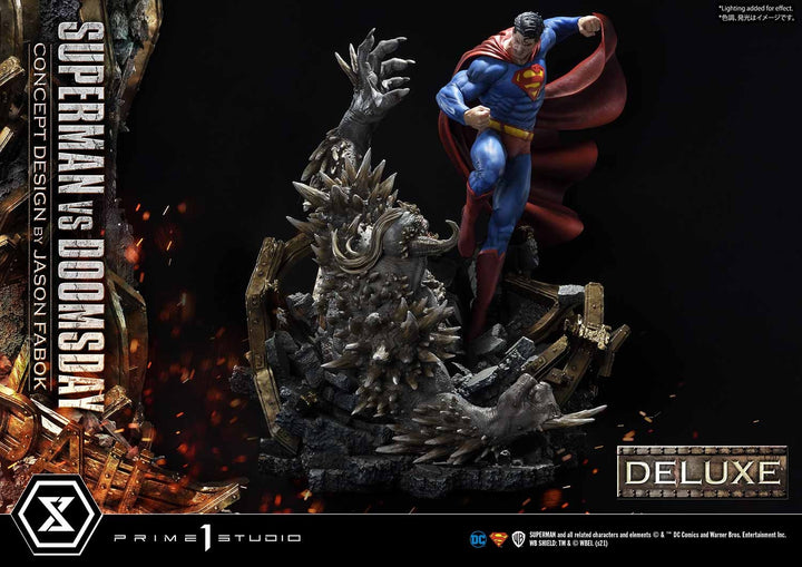 [Pre-Order] PRIME1 STUDIO - UMMDC-05DXS: SUPERMAN VS DOOMSDAY DELUXE BONUS VERSION (DC COMICS) CONCEPT DESIGN BY JASON FABOK