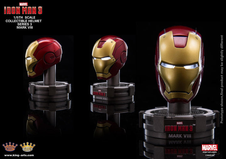 King Arts - Iron Man 3  - Deluxe Helmet - Series 3