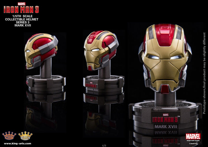 King Arts - Iron Man 3  - Deluxe Helmet - Series 3