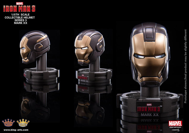 King Arts - Iron Man 3  - Deluxe Helmet - Series 3