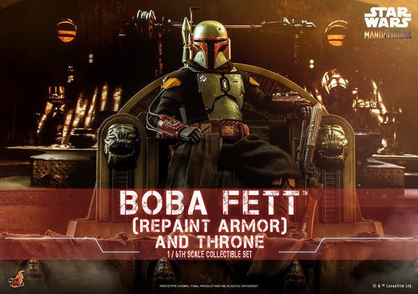 [Pre-Order] Hot Toys - TMS056 - Star Wars: The Mandalorian - 1/6th scale Boba Fett (Repaint Armor) and Throne Collectible Set