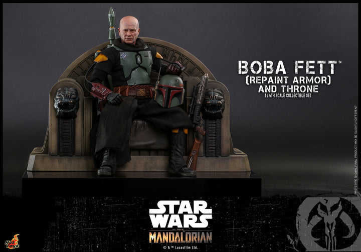 [Pre-Order] Hot Toys - TMS056 - Star Wars: The Mandalorian - 1/6th scale Boba Fett (Repaint Armor) and Throne Collectible Set