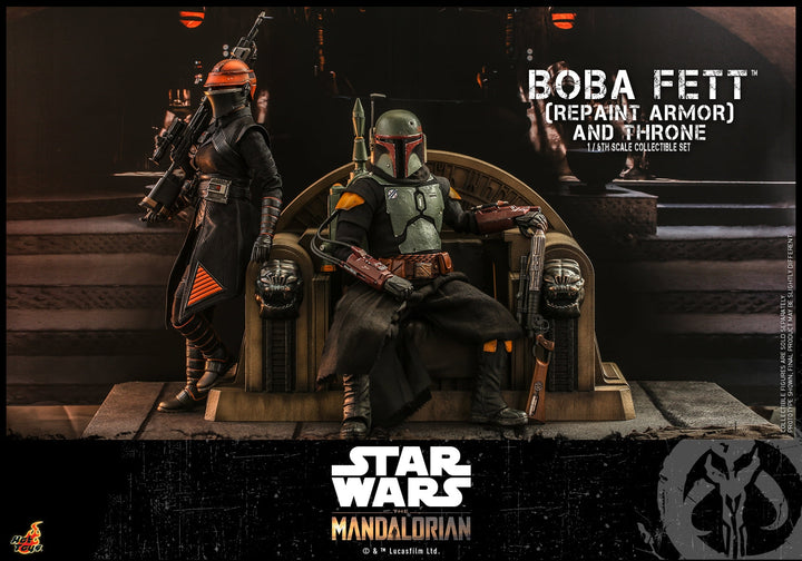 [Pre-Order] Hot Toys - TMS056 - Star Wars: The Mandalorian - 1/6th scale Boba Fett (Repaint Armor) and Throne Collectible Set