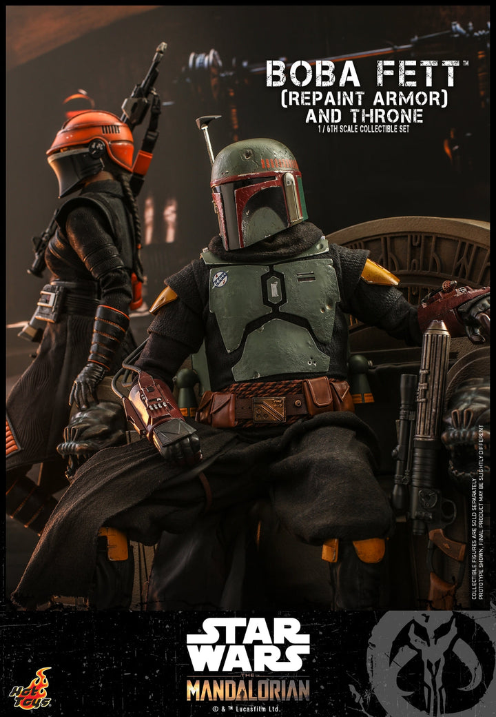 [Pre-Order] Hot Toys - TMS056 - Star Wars: The Mandalorian - 1/6th scale Boba Fett (Repaint Armor) and Throne Collectible Set