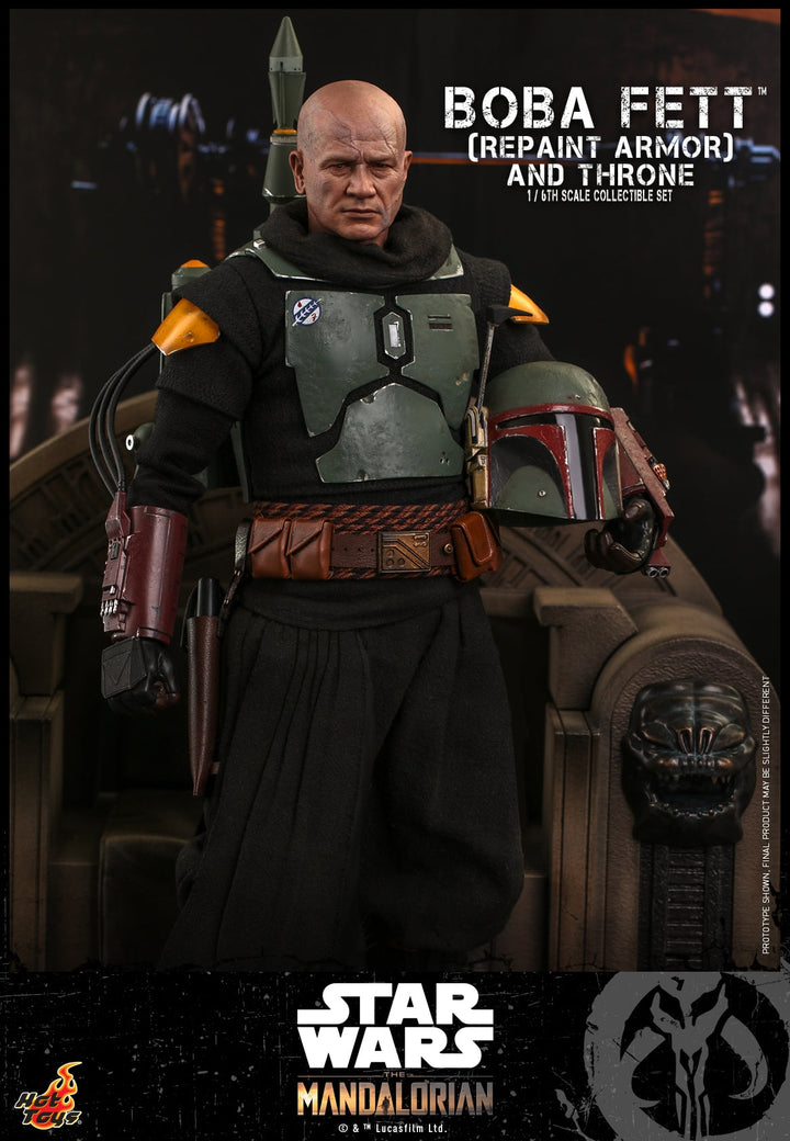 [Pre-Order] Hot Toys - TMS056 - Star Wars: The Mandalorian - 1/6th scale Boba Fett (Repaint Armor) and Throne Collectible Set