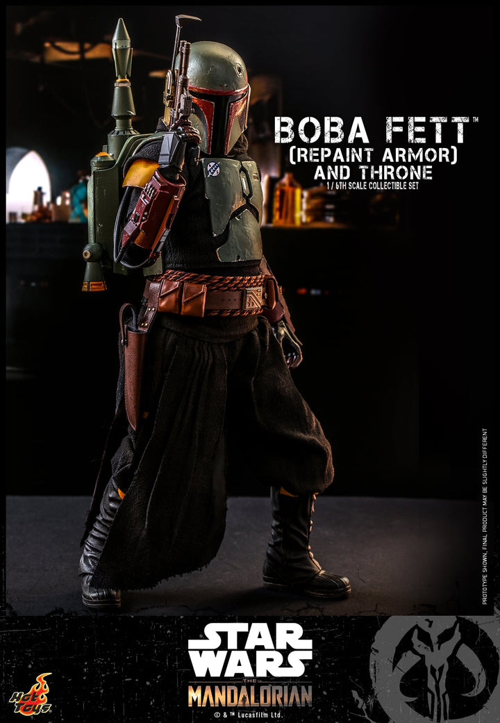 [Pre-Order] Hot Toys - TMS056 - Star Wars: The Mandalorian - 1/6th scale Boba Fett (Repaint Armor) and Throne Collectible Set