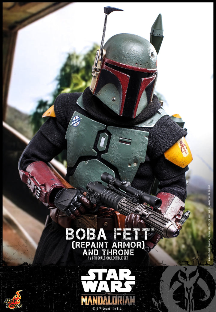 [Pre-Order] Hot Toys - TMS056 - Star Wars: The Mandalorian - 1/6th scale Boba Fett (Repaint Armor) and Throne Collectible Set