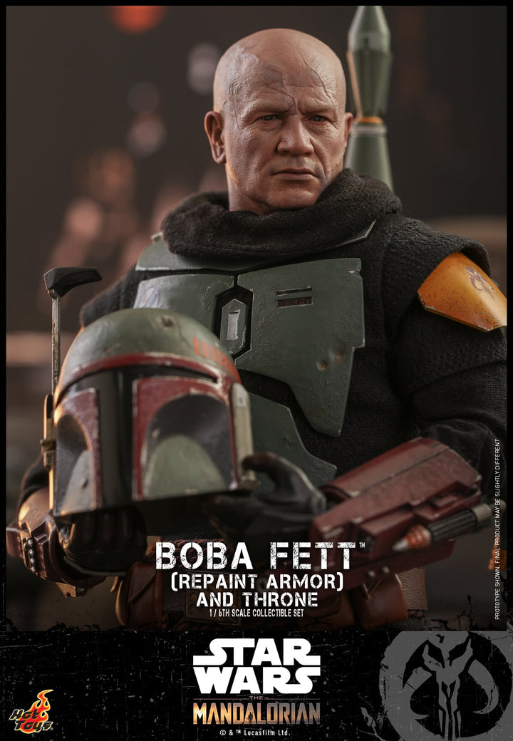 [Pre-Order] Hot Toys - TMS056 - Star Wars: The Mandalorian - 1/6th scale Boba Fett (Repaint Armor) and Throne Collectible Set