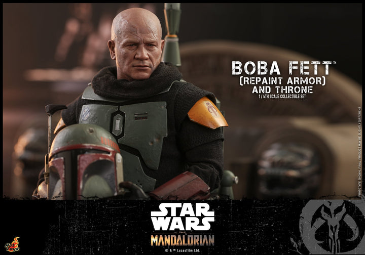 [Pre-Order] Hot Toys - TMS056 - Star Wars: The Mandalorian - 1/6th scale Boba Fett (Repaint Armor) and Throne Collectible Set